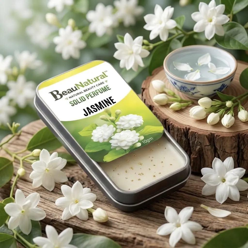 BeauNatural Premium Jasmine Solid Perfume