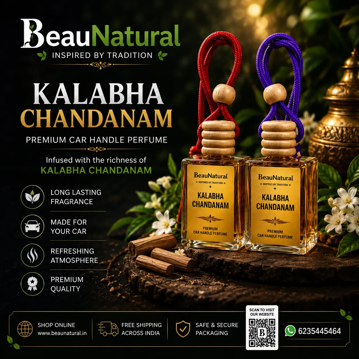 KALABA CHANDHANAM HANGING PERFUME